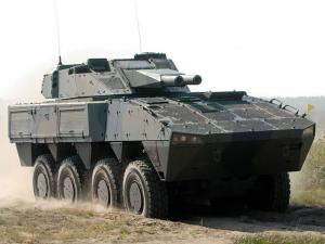 Patria AMV 8x8 with AMOS 2004 года
